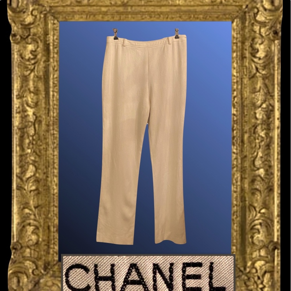 Chanel ecru pants